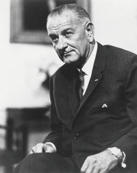 Digitally Restored Fine Art Print of President Lyndon B. Johnson by John Parrot