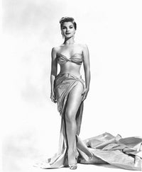 Debra Paget Two Piece Long Skirt Photo Print - Premium Quality
