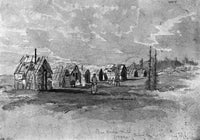 Micmac Huts Fine Art Print by Frederick Arthur Verner