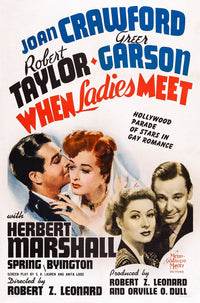 When Ladies Meet Us Movie Poster Print - Classic Film Art