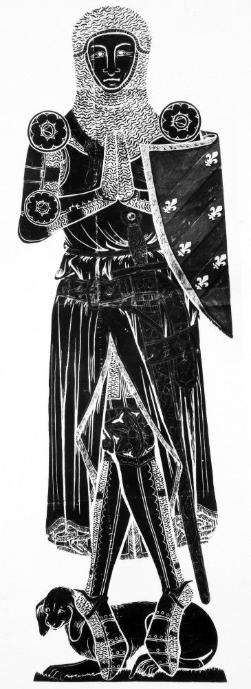 William Fitzralph Brass Rubbing Fine Art Print from Pebmarsh Church