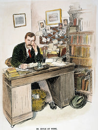 Sir Arthur Conan Doyle Fine Art Print - Drawing, c. 1900