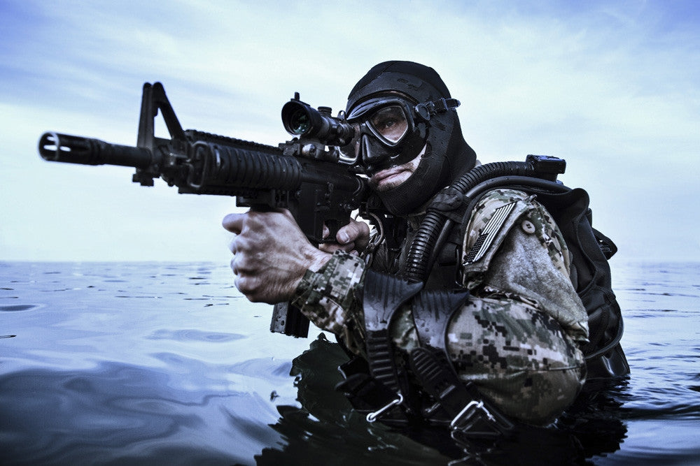 Navy SEAL Frogman Print by Oleg Zabielin | Posterazzi