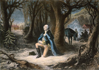 Washington's Prayer at Valley Forge Fine Art Print by Granger Collection
