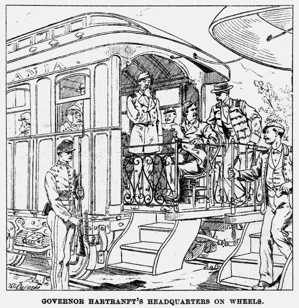 Great Railroad Strike of 1877 Fine Art Print - Granger Collection