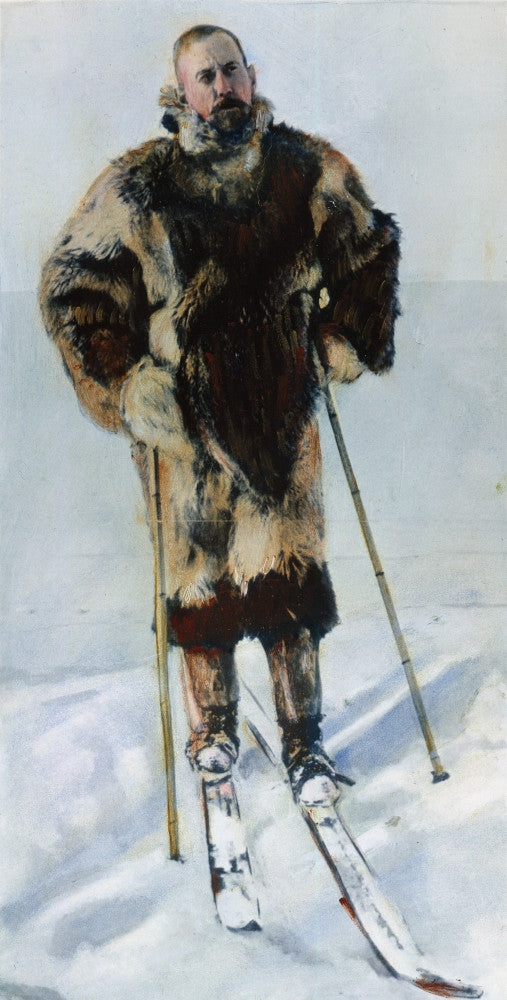 Roald Amundsen Antarctic Explorer Fine Art Print - 1911