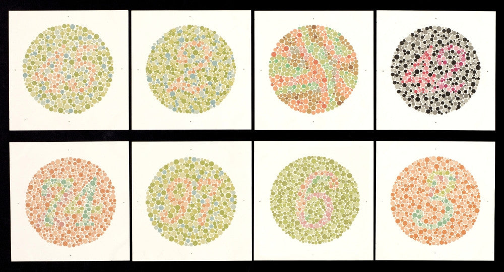 Ishihara Color Blindness Test Poster Print - Science Source
