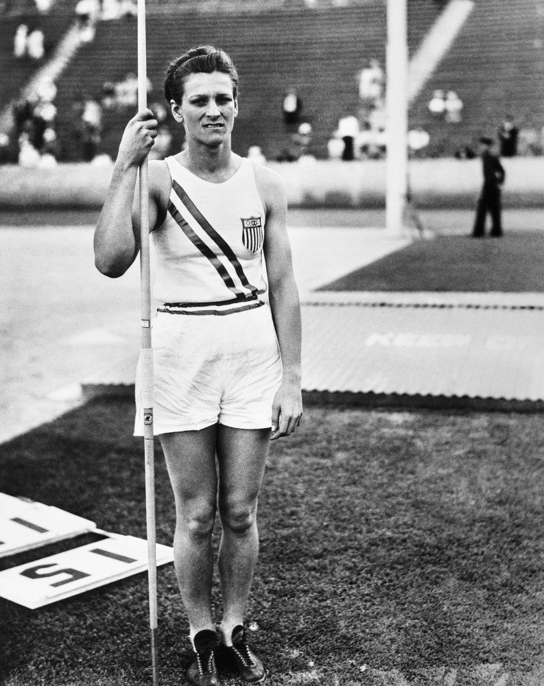 'Babe' Didrikson Zaharias Olympic Javelin Fine Art Print