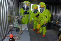 HAZMAT Exercise Fine Art Print by Stocktrek Images