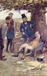 Mr. Pickwick Awakened by Captain Boldwig Fine Art Print