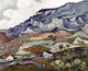 Van Gogh Mountainous Landscape Art Print – 1890 Canvas by Granger Collection