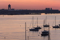 Boats in the Sea Poster Print - Logan International Airport, Boston by Panoramic Images
