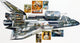 Space Shuttle Columbia Cross-Section Fine Art Print by Granger Collection