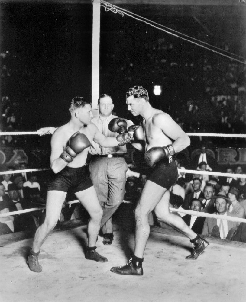 The Dempsey-Newman Fight Fine Art Print - Jack Dempsey 1925