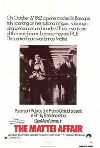 The Mattei Affair Movie Poster Print (27x40) - Quality Wall Art