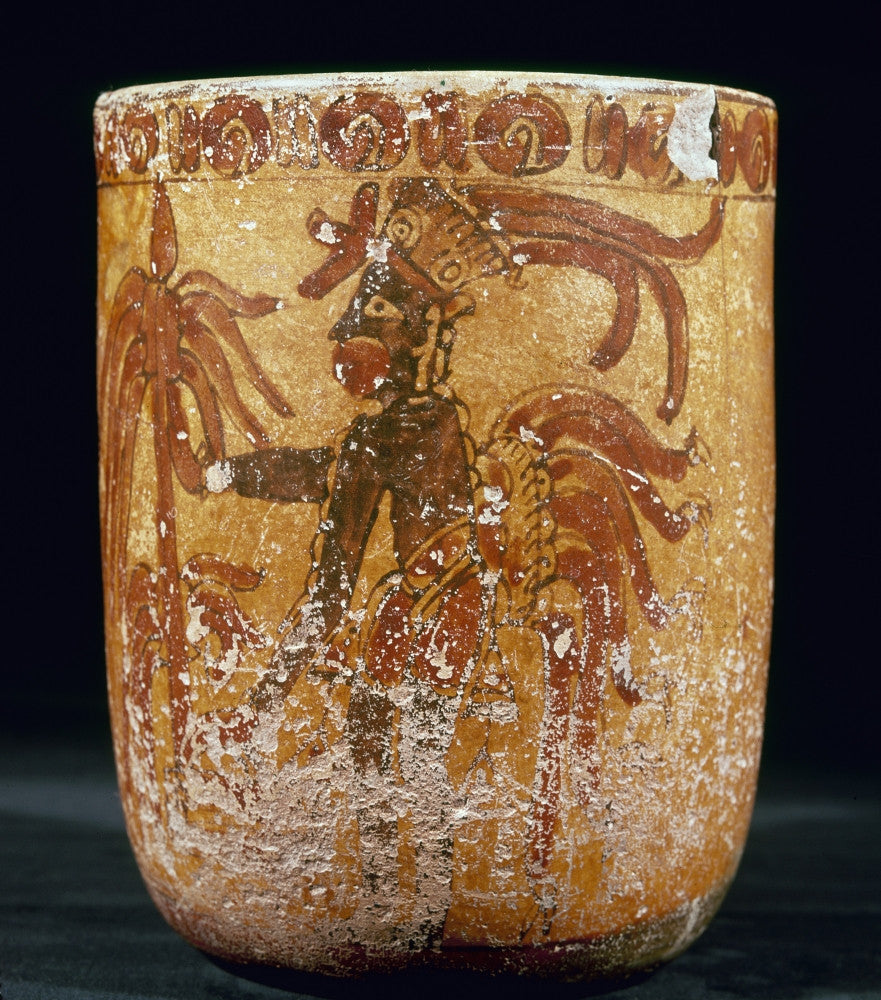 Mayan Vase Fine Art Print - 700-900 A.D. | Posterazzi