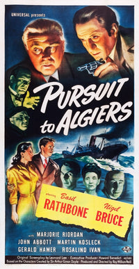Pursuit To Algiers Movie Poster Fine Art Print - 1945
