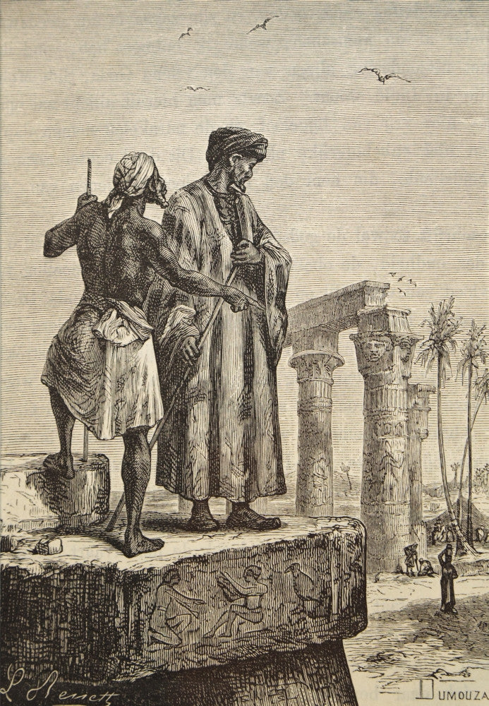Ibn Battuta in Egypt Fine Art Print - Historical Traveler