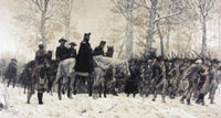 Washington Reviewing His Troops at Valley Forge Fine Art Print by William T. Trego