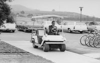 Richard Nixon Golf Cart Historical Poster Print (1969-74)