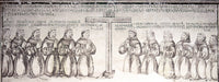 Mexico: Twelve Franciscans Fine Art Print - Historical Mural