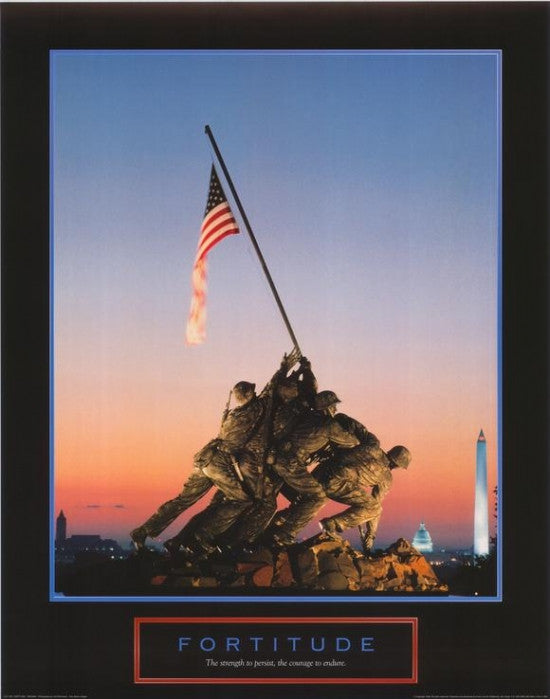 Iwo Jima Flag Raising Movie Poster | 11x17 Print