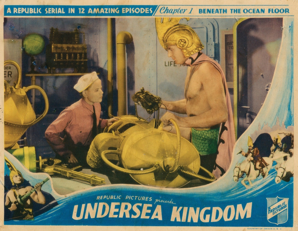 Undersea Kingdom Chapter 1: Beneath The Ocean Floor Movie Lobby Card