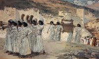 The Seven Trumpets of Jericho Fine Art Print by James Tissot