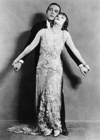 Rudolph Valentino and Gloria Swanson in Beyond The Rocks Fine Art Print