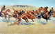 Indian Warfare Fine Art Print by Frederic Remington - 1908