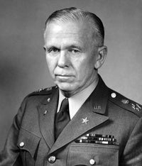 World War II Portrait of General George Marshall Fine Art Print
