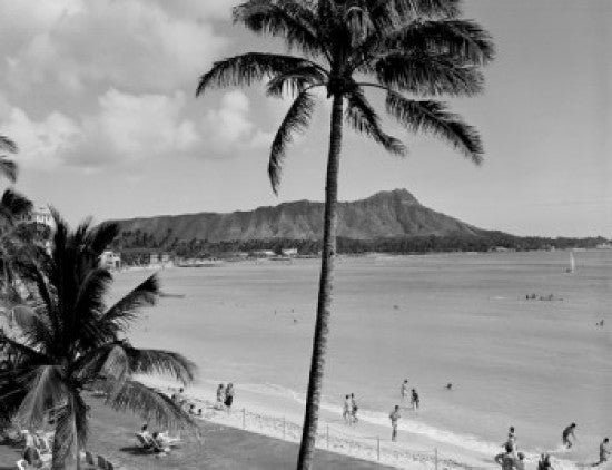 USA, Hawaii, Diamond Head Fine Art Print - Multiple Sizes Available