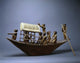 Model of a Funeral Boat Fine Art Print - Egyptian Art from Musee du Louvre, Paris