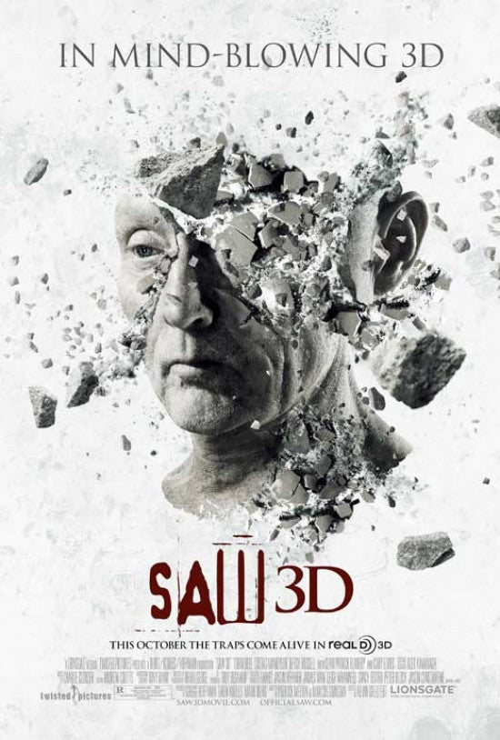 Saw 3D Movie Poster Print - 27x40 Premium Quality