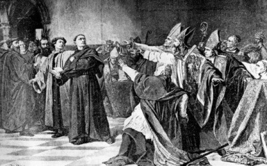 Martin Luther The Great Reformer Fine Art Print - 1521