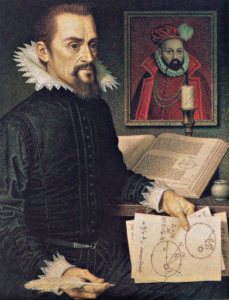 Johannes Kepler Poster Print - German Mathematician & Astronomer
