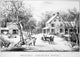 American Homestead Winter Lithograph Print by Currier & Ives