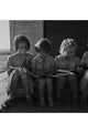 Girls of Lincoln Bench School Reading Lesson Fine Art Print by Dorothea Lange