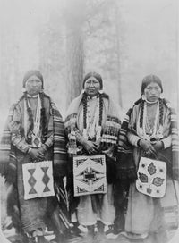 Oregon Indian Reservation Fine Art Print - Native American Women