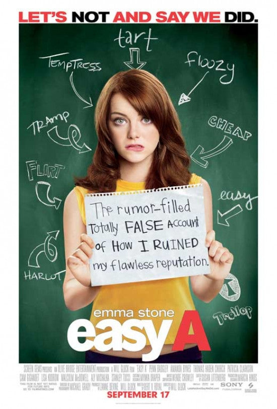 Easy A Movie Poster (11x17) | Pop Culture Graphics