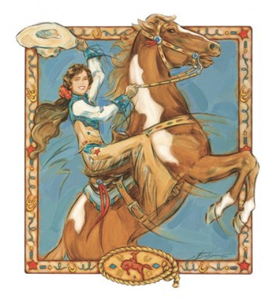 Lead Mare Fine Art Print by Susan Edison (18 x 20)