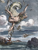 Fall of Icarus Fine Art Print - Copper Engraving by Bernard Picart