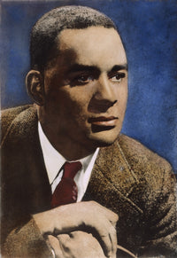 Richard Wright American Novelist Oil Over Photograph Fine Art Print