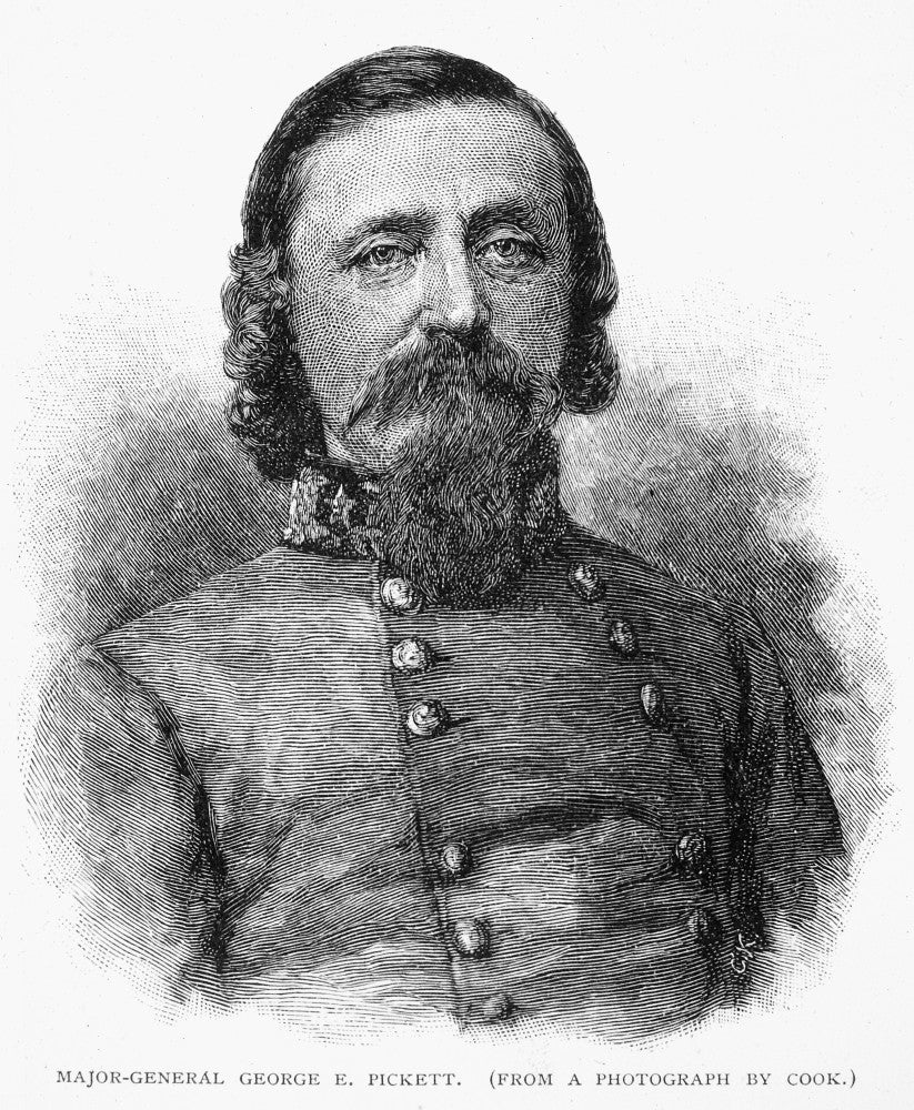 George Edward Pickett Fine Art Print - Wood Engraving (1887)