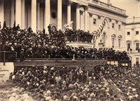 Lincoln's Second Inauguration Fine Art Print - 1865 by Alexander Gardner