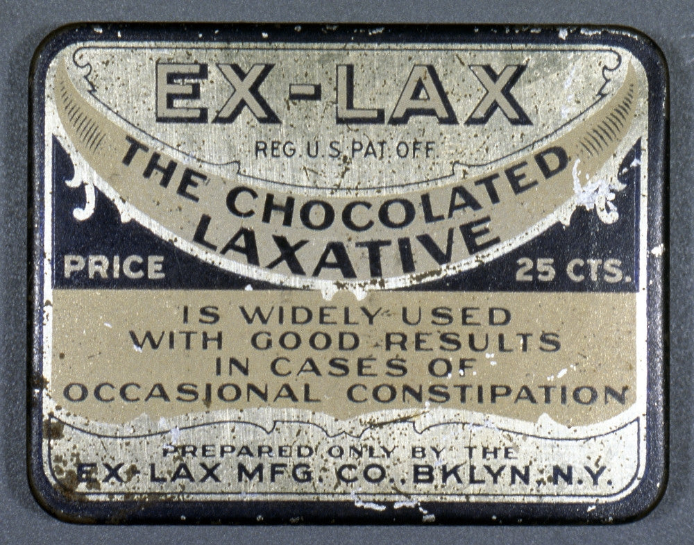 Ex-Lax Chocolate Flavored Laxatives Vintage Poster Print, C1920