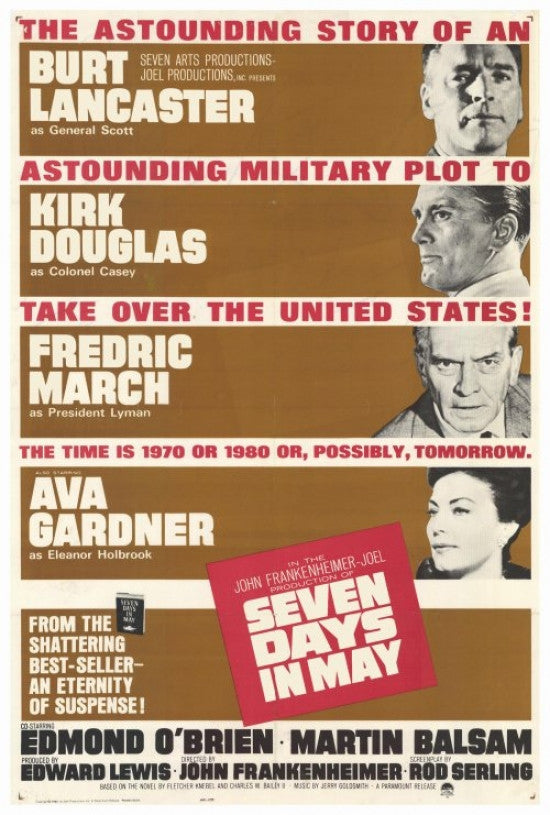 Seven Days in May Movie Poster Print - 27x40 | Posterazzi