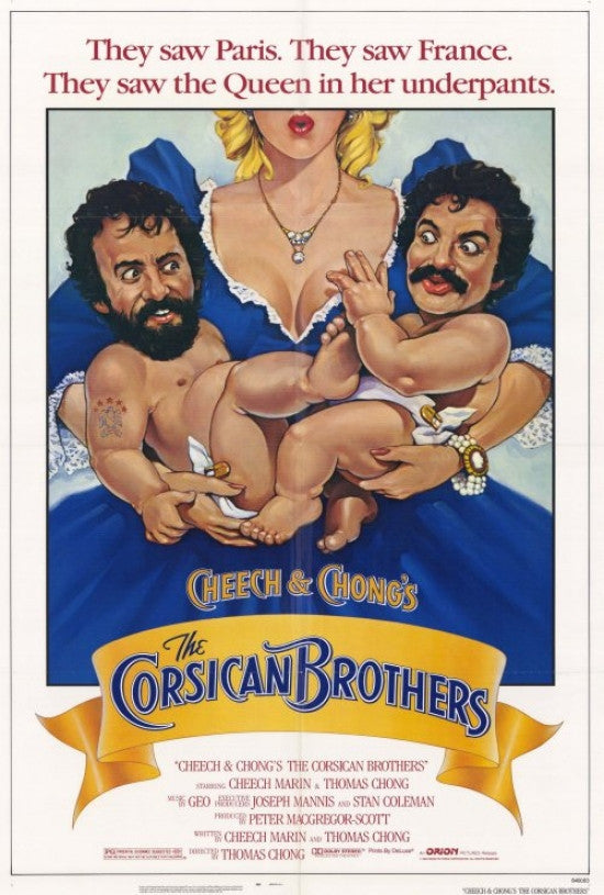 Cheech and Chong's The Corsican Brothers Movie Poster Print 27x40