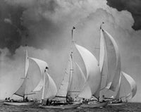 Sailboats in the Sea Fine Art Print - Multiple Sizes Available