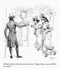 Pride & Prejudice 1894 Illustration by Hugh Thomson - Fine Art Print